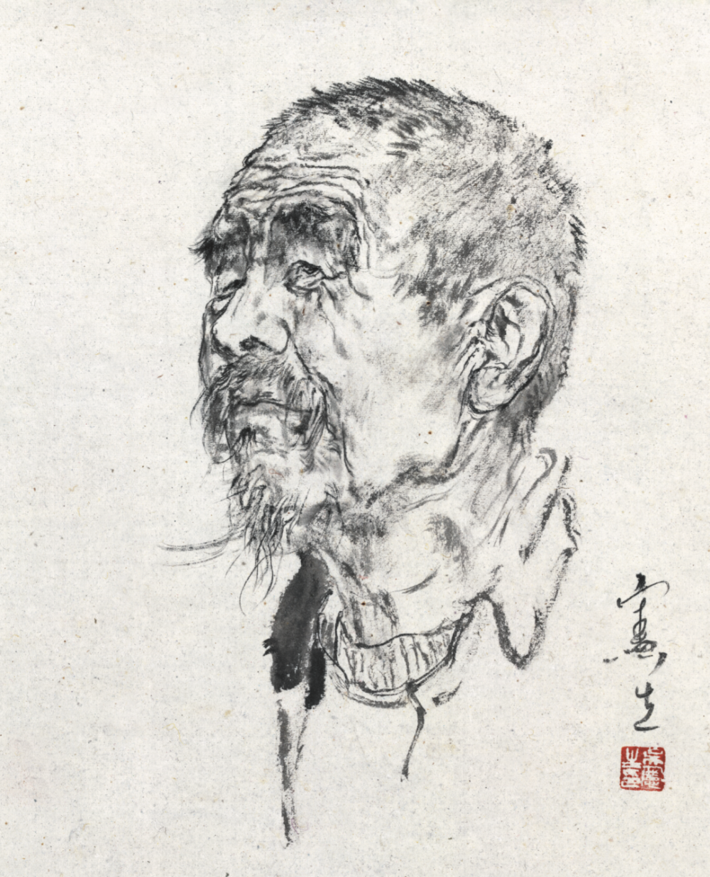 素描走向水墨｜吴宪生著《头像临本新葡京48幅经典水墨头像带你从(图11)