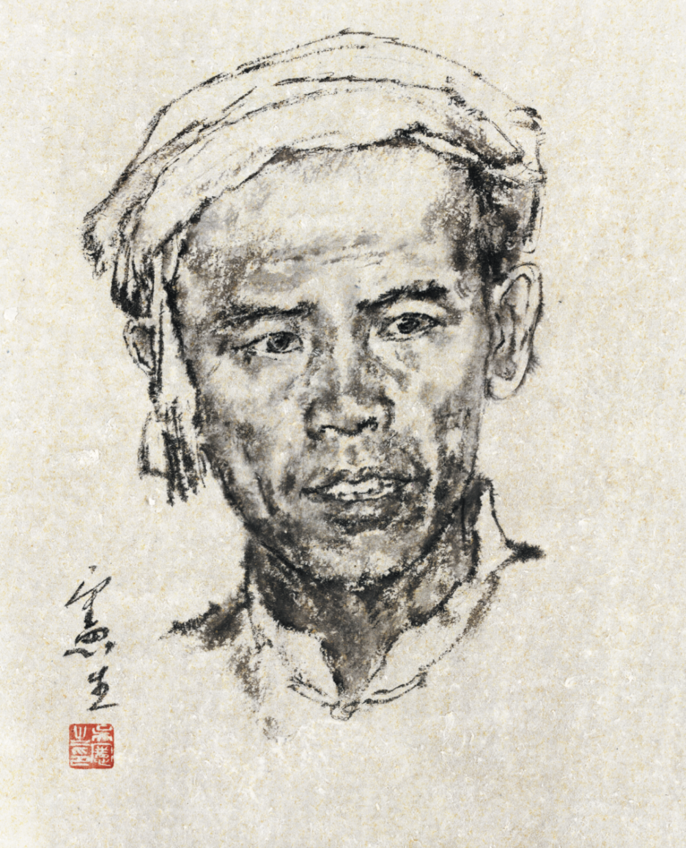 素描走向水墨｜吴宪生著《头像临本新葡京48幅经典水墨头像带你从(图13)